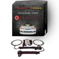 Lexus SC300/400 V.3 Fusion Color Change LED Halo Headlight Kit 1992-2002