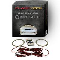 Lexus SC300/400 White LED Halo Headlight Kit 1992-2002