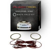 Lexus SC300/400 White LED Halo Headlight Kit 1992-2002