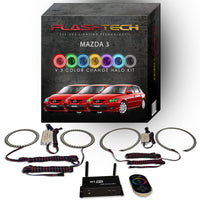 Mazda 3 V.3 Fusion Color Change LED Halo Headlight Kit 2004-2009