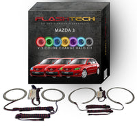 Mazda 3 V.3 Fusion Color Change LED Halo Headlight Kit 2004-2009