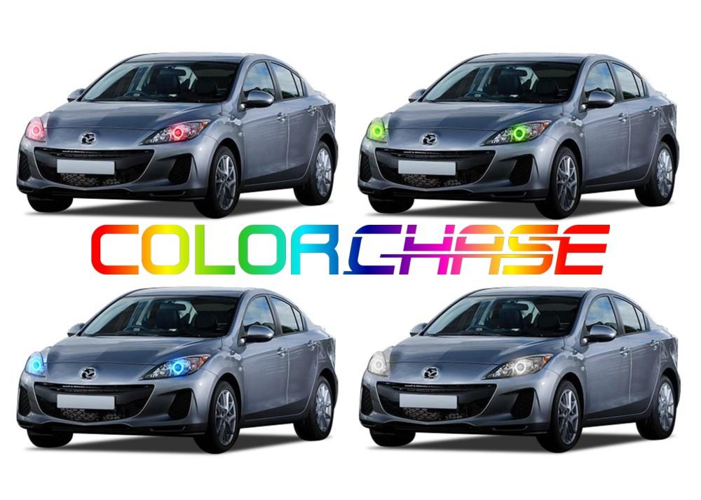 Mazda 3 ColorChase LED Halo Headlight Kit 2010-2013
