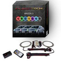 Mazda 3 V.3 Fusion Color Change LED Halo Headlight Kit 2010-2013
