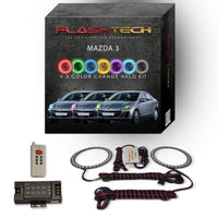 Mazda 3 V.3 Fusion Color Change LED Halo Headlight Kit 2010-2013