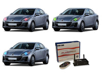Mazda 3 V.3 Fusion Color Change LED Halo Headlight Kit 2010-2013