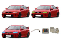 Mazda 6 V.3 Fusion Color Change LED Halo Headlight Kit 2003-2008