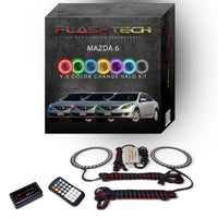 Mazda 6 V.3 Fusion Color Change LED Halo Headlight Kit 2009-2010