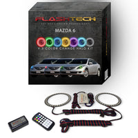 Mazda 6 V.3 Fusion Color Change LED Halo Headlight Kit 2009-2010