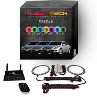 Mazda 6 V.3 Fusion Color Change LED Halo Headlight Kit 2009-2010