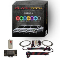 Mazda 6 V.3 Fusion Color Change LED Halo Headlight Kit 2011-2013