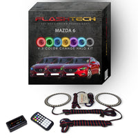 Mazda 6 V.3 Fusion Color Change LED Halo Headlight Kit 2014-2015