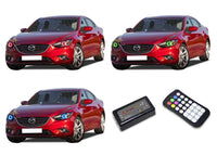 Mazda 6 V.3 Fusion Color Change LED Halo Headlight Kit 2014-2015