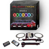 Mazda 6 V.3 Fusion Color Change LED Halo Headlight Kit 2014-2015