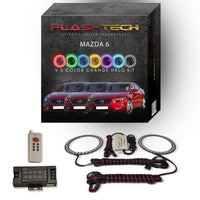 Mazda 6 V.3 Fusion Color Change LED Halo Headlight Kit 2014-2015