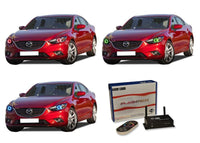 Mazda 6 V.3 Fusion Color Change LED Halo Headlight Kit 2014-2015