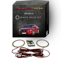 Mazda 6 White LED Halo Headlight Kit 2014-2015