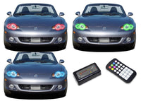Mazda Miata V.3 Fusion Color Change LED Halo Headlight Kit 2001-2005
