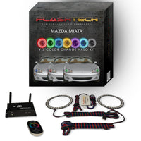 Mazda Miata V.3 Fusion Color Change LED Halo Headlight Kit 2001-2005