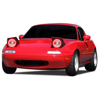 Mazda Miata ColorChase LED Halo Headlight Kit 1990-1997