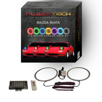 Mazda Miata V.3 Fusion Color Change LED Halo Headlight Kit 1990-1997