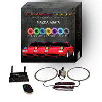 Mazda Miata V.3 Fusion Color Change LED Halo Headlight Kit 1990-1997