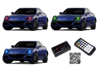 Mazda RX8 V.3 Fusion Color Change LED Halo Headlight Kit 2004-2008