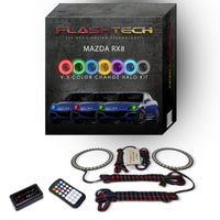 Mazda RX8 V.3 Fusion Color Change LED Halo Headlight Kit 2004-2008