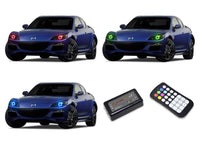 Mazda RX8 V.3 Fusion Color Change LED Halo Headlight Kit 2004-2008