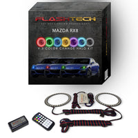Mazda RX8 V.3 Fusion Color Change LED Halo Headlight Kit 2004-2008