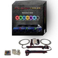 Mazda RX8 V.3 Fusion Color Change LED Halo Headlight Kit 2004-2008