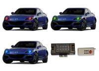 Mazda RX8 V.3 Fusion Color Change LED Halo Headlight Kit 2004-2008