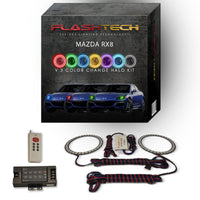 Mazda RX8 V.3 Fusion Color Change LED Halo Headlight Kit 2004-2008