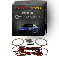 Mazda RX8 White LED Halo Headlight Kit 2004-2008