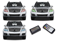 Mercedes GLK V.3 Fusion Color Change LED Halo Headlight Kit 2013-2014