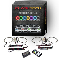 Mercedes GLK V.3 Fusion Color Change LED Halo Headlight Kit 2013-2014