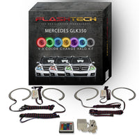 Mercedes GLK V.3 Fusion Color Change LED Halo Headlight Kit 2013-2014