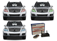 Mercedes GLK V.3 Fusion Color Change LED Halo Headlight Kit 2013-2014
