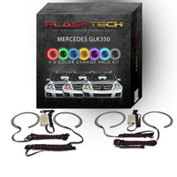 Mercedes GLK V.3 Fusion Color Change LED Halo Headlight Kit 2013-2014