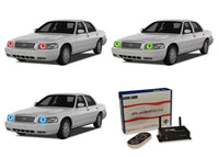 Mercury Grand Marquis V.3 Fusion Color Change LED Halo Headlight Kit 2006-2011