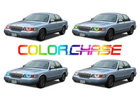 Mercury Grand Marquis ColorChase LED Halo Headlight Kit 1998-2002