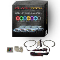 Mercury Grand Marquis V.3 Fusion Color Change LED Halo Headlight Kit 1998-2002