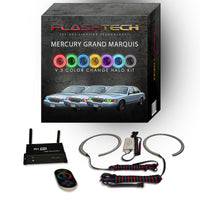 Mercury Grand Marquis V.3 Fusion Color Change LED Halo Headlight Kit 1998-2002