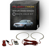 Mercury Grand Marquis White LED Halo Headlight Kit 1998-2002