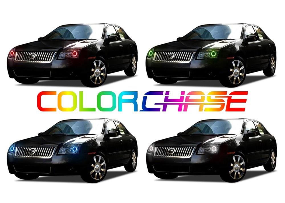Mercury Milan ColorChase LED Halo Headlight Kit 2006-2009