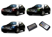 Mercury Milan V.3 Fusion Color Change LED Halo Headlight Kit 2006-2009