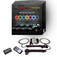 Mercury Milan V.3 Fusion Color Change LED Halo Headlight Kit 2006-2009