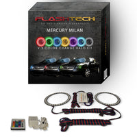 Mercury Milan V.3 Fusion Color Change LED Halo Headlight Kit 2006-2009