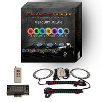 Mercury Milan V.3 Fusion Color Change LED Halo Headlight Kit 2006-2009