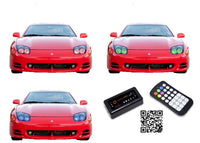 Mitsubishi 3000GT V.3 Fusion Color Change LED Halo Headlight Kit 1994-1998