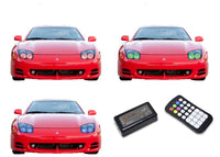 Mitsubishi 3000GT V.3 Fusion Color Change LED Halo Headlight Kit 1994-1998